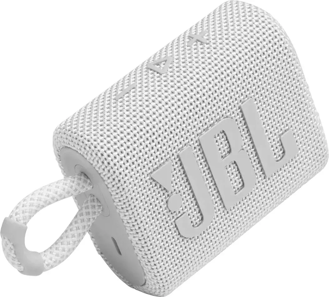 Портативная акустика JBL GO 3 белый - фото 4
