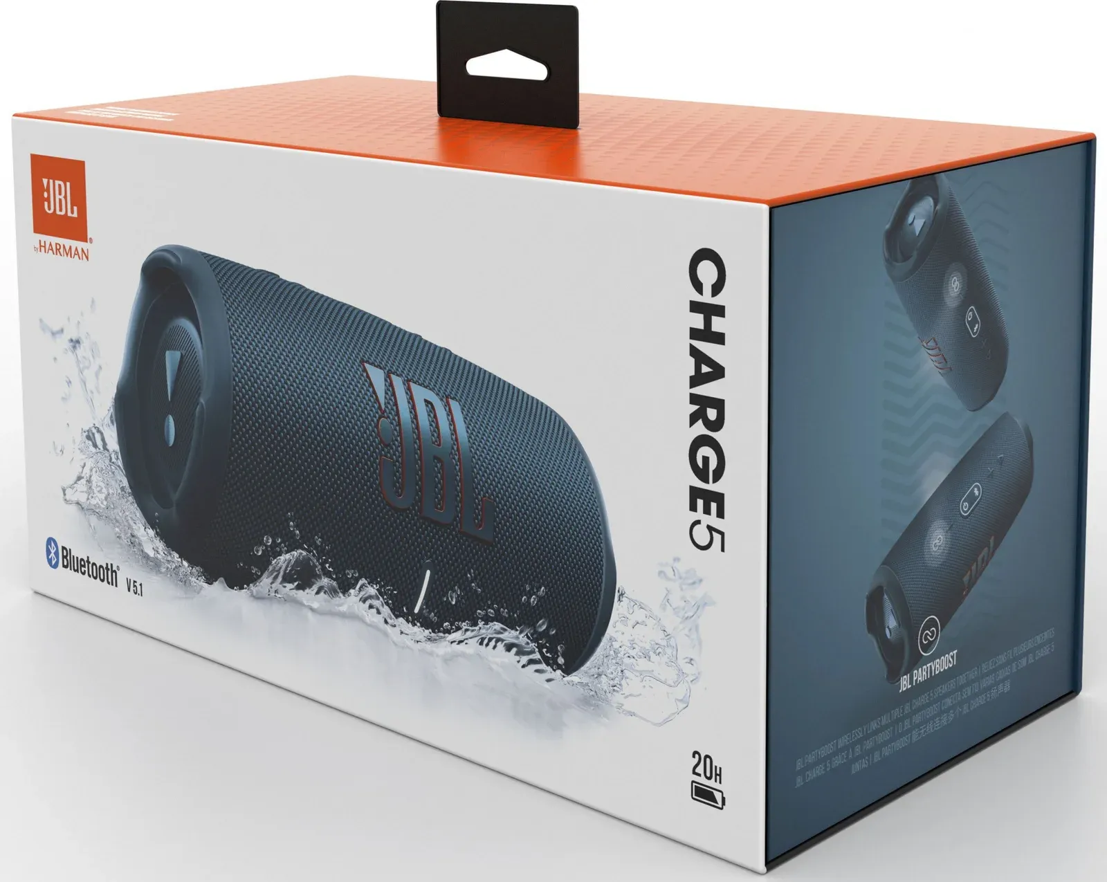 Портативная акустика JBL Charge 5 синий - фото 2