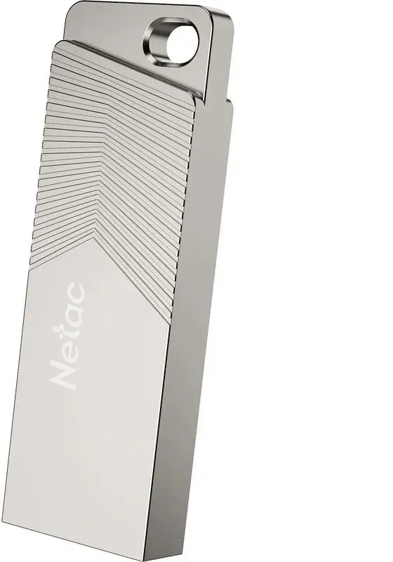 Флеш Диск Netac 64Gb UM1 NT03UM1N-064G-32PN USB3.2 серебристый, 64 ГБ - фото 7