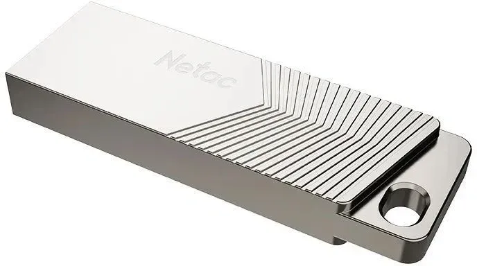 Флеш Диск Netac 64Gb UM1 NT03UM1N-064G-32PN USB3.2 серебристый, 64 ГБ - фото 8