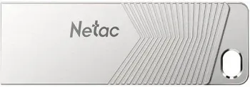 Флеш Диск Netac 128Gb UM1 NT03UM1N-128G-32PN USB3.2 серебристый, 128 ГБ - фото 2