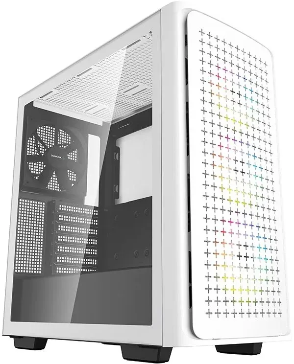 Корпус Deepcool CK560 WH белый без БП ATX 3x120mm 4x140mm 2xUSB3.0 audio bott PSU - фото 1