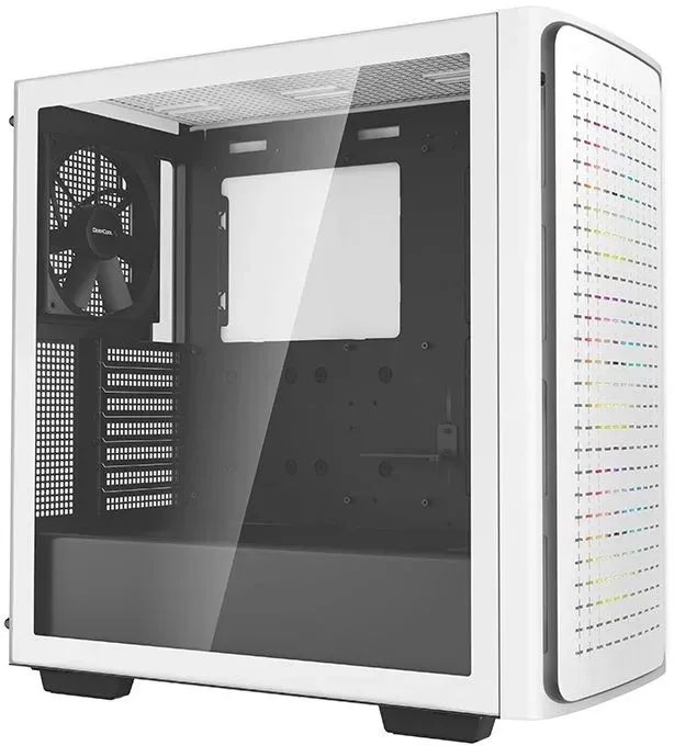 Корпус Deepcool CK560 WH белый без БП ATX 3x120mm 4x140mm 2xUSB3.0 audio bott PSU - фото 2
