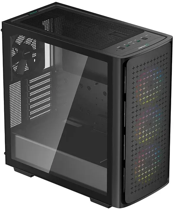 Корпус Deepcool CK560 черный без БП ATX 3x120mm 4x140mm 2xUSB3.0 audio bott PSU - фото 3