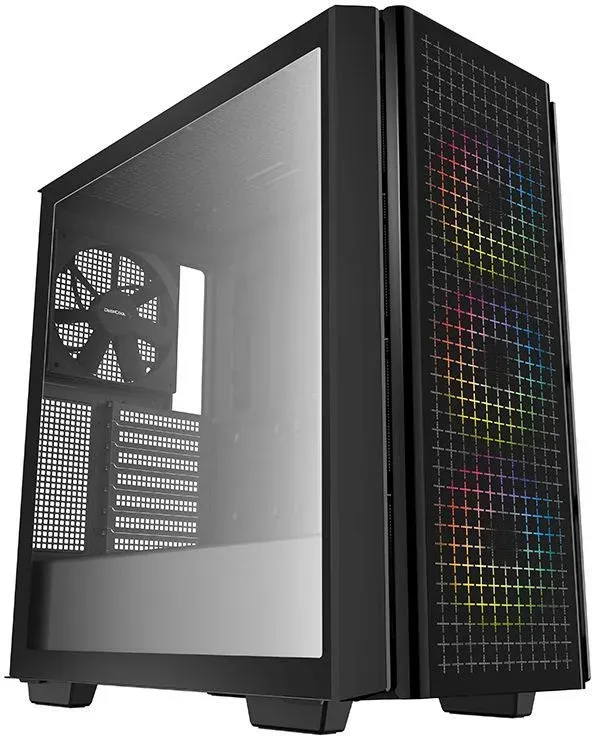 Корпус Deepcool CG540 черный без БП ATX 3x120mm 4x140mm 2xUSB3.0 audio bott PSU - фото 8