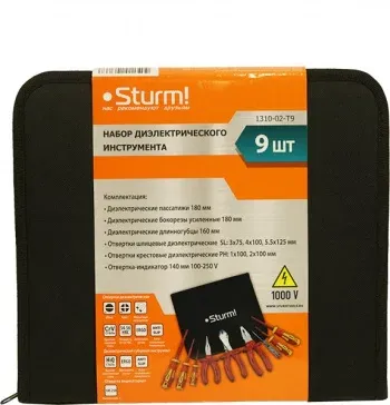Набор инструментов Sturm! 1310-02-T9 9 предметов диэлектр.покр. - фото 5