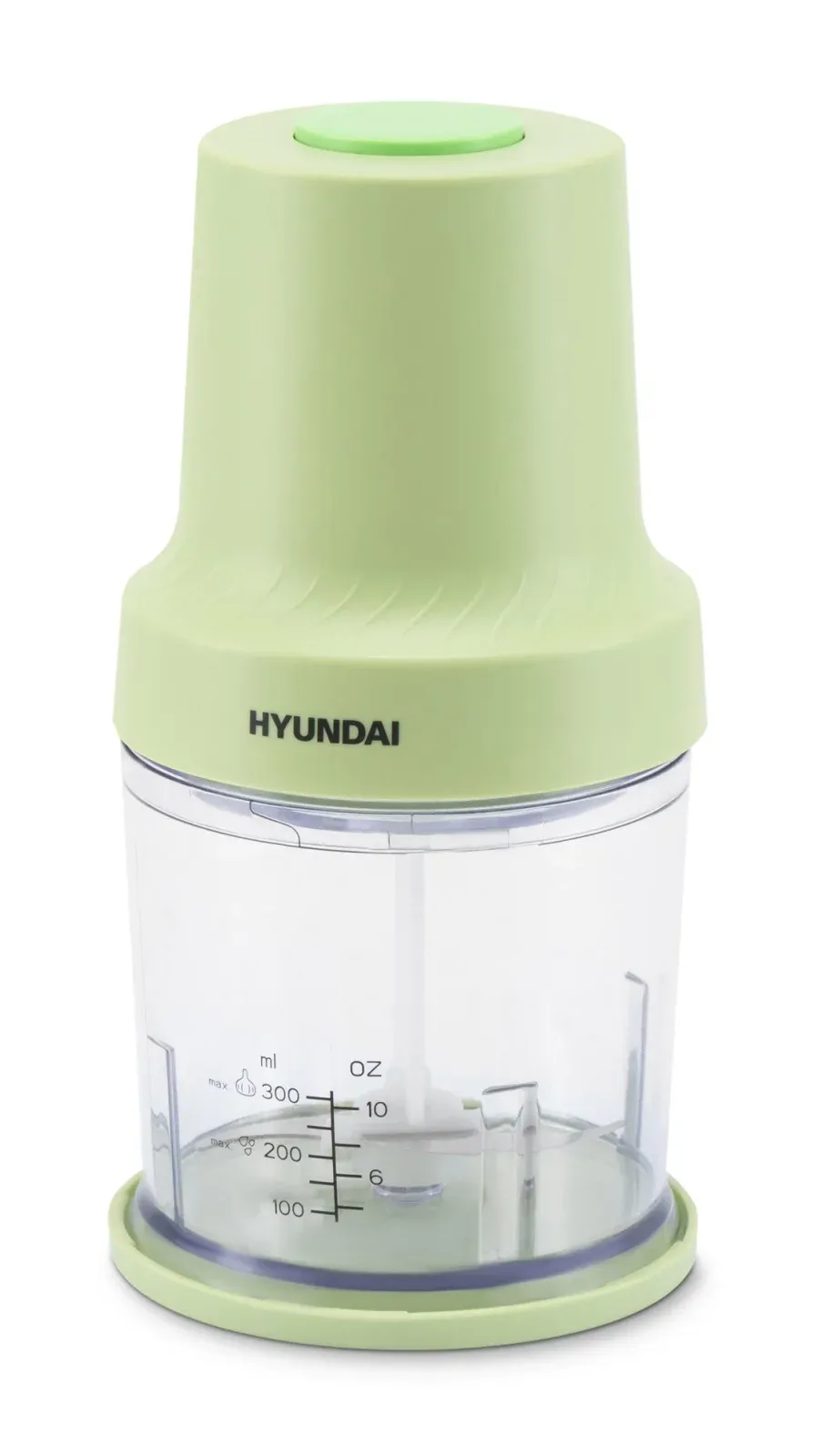 Измельчитель электрический Hyundai HYC-P3128 0.8л. 300Вт салатовый/белый - фото 6