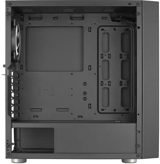 Корпус Aerocool Skribble черный без БП ATX 3x120mm 4x140mm 2xUSB3.0 audio bott PSU - фото 3