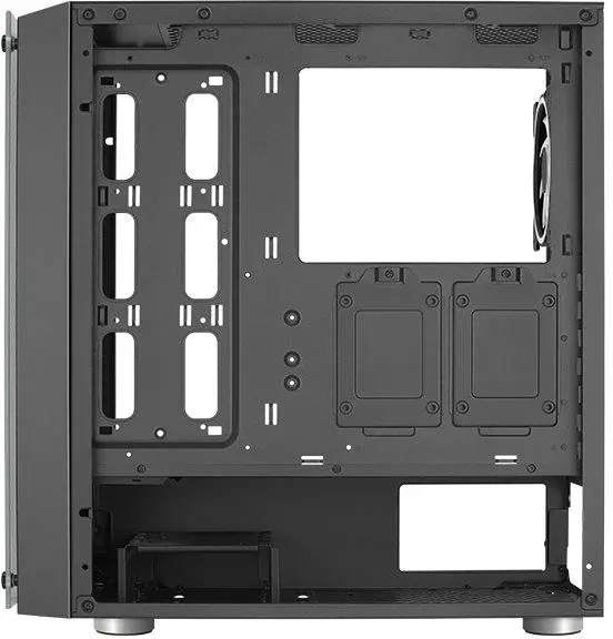 Корпус Aerocool Skribble черный без БП ATX 3x120mm 4x140mm 2xUSB3.0 audio bott PSU - фото 4