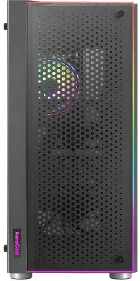 Корпус Aerocool Skribble черный без БП ATX 3x120mm 4x140mm 2xUSB3.0 audio bott PSU - фото 6