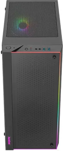 Корпус Aerocool Skribble черный без БП ATX 3x120mm 4x140mm 2xUSB3.0 audio bott PSU - фото 8