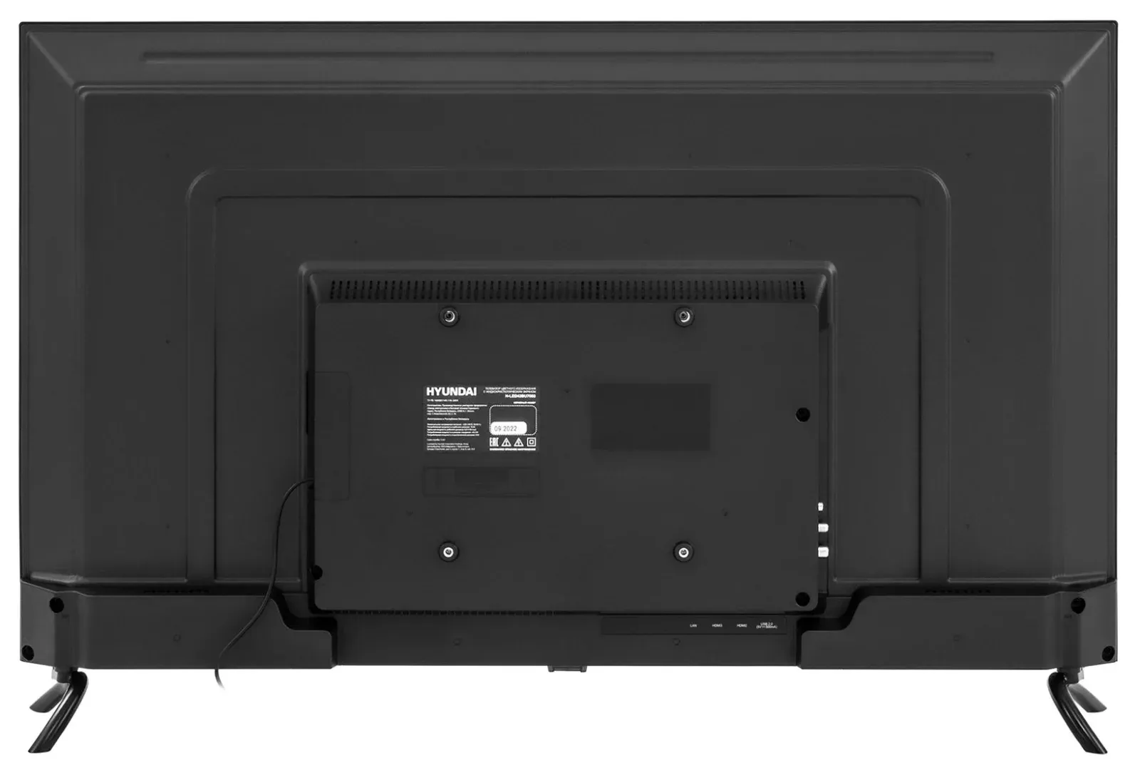Телевизор LED Hyundai 43 H-LED43BU7003 Яндекс.ТВ Frameless черный 4K Ultra HD 60Hz DVB-T DVB-T2 DVB-C DVB-S DVB-S2 USB WiFi Smart TV - фото 3