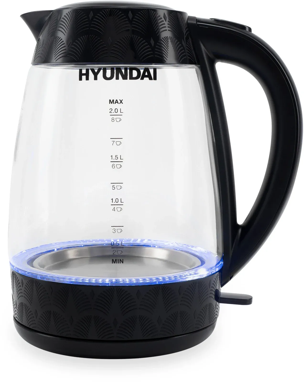 Чайники HYUNDAI HYK-G4505 черный - фото 2