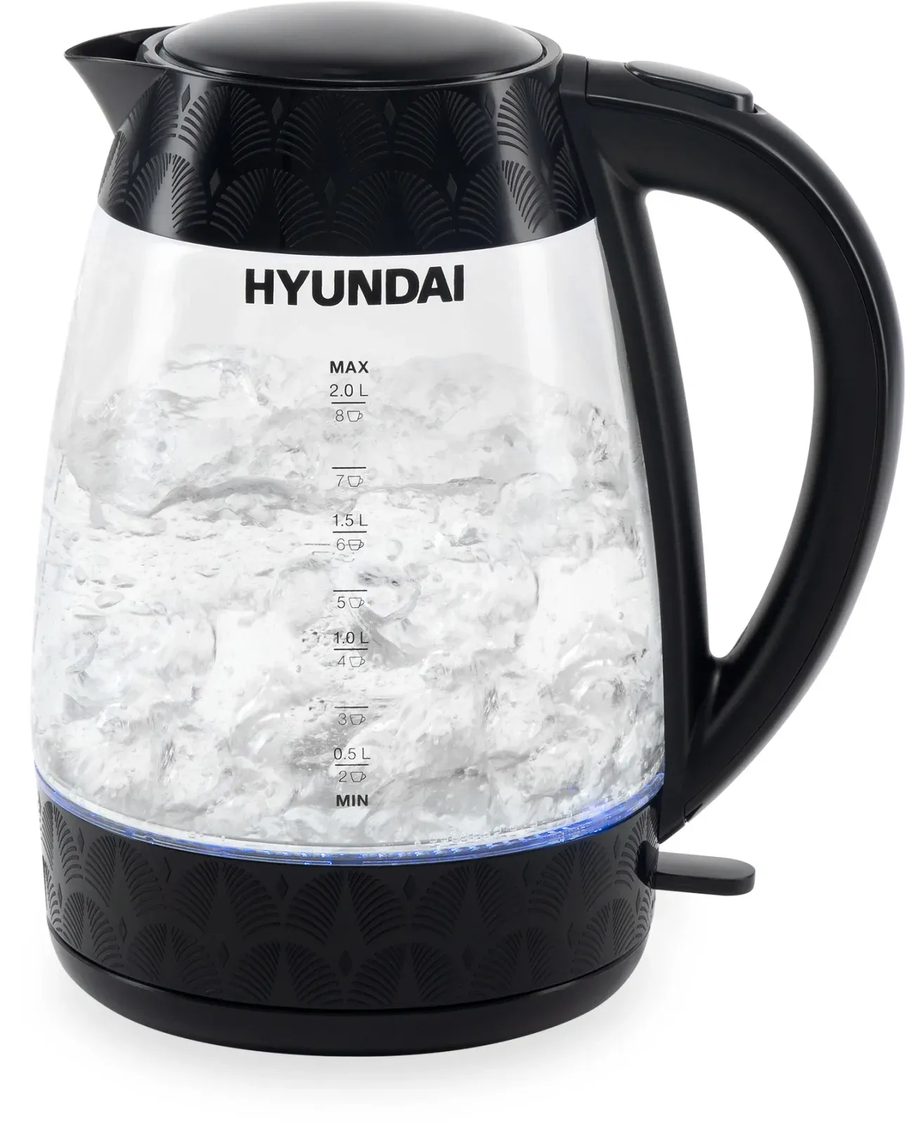 Чайники HYUNDAI HYK-G4505 черный - фото 4