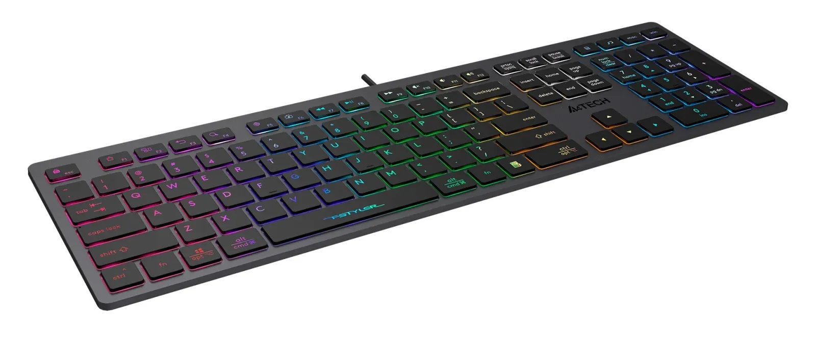 Клавиатуры A4TECH FX60 серый - фото 4