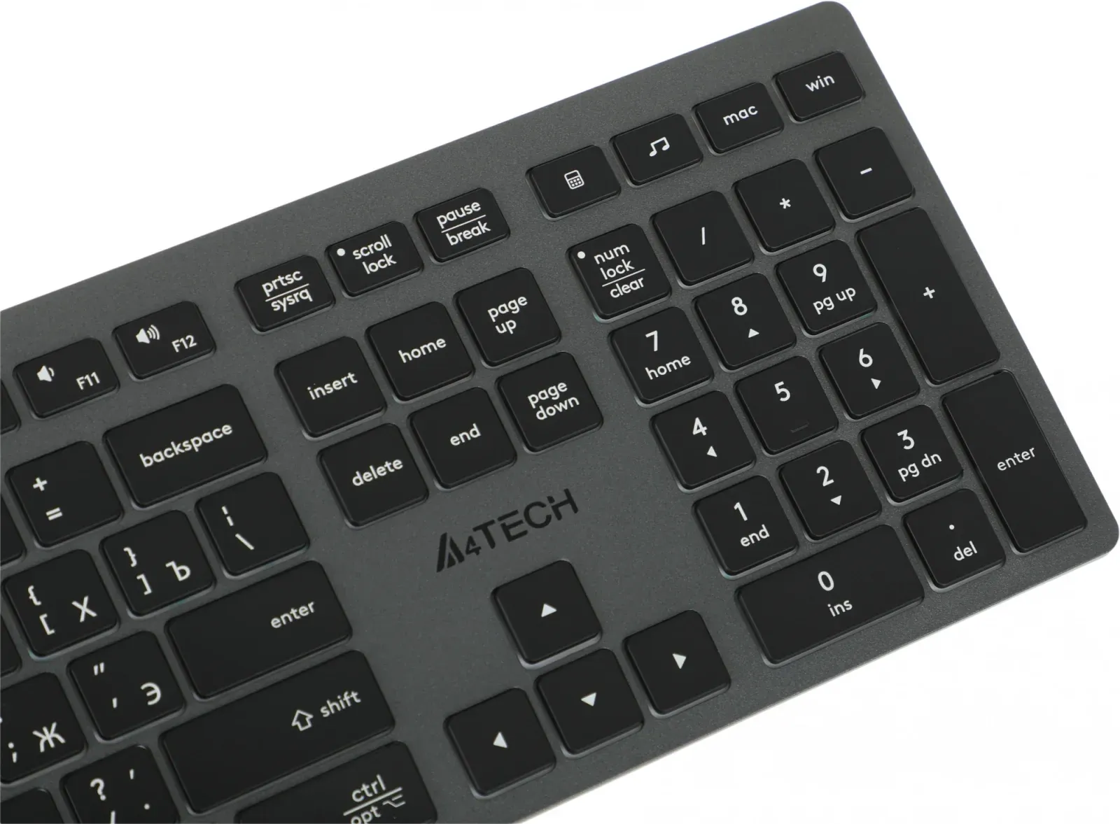 Клавиатуры A4TECH FX60 серый - фото 1