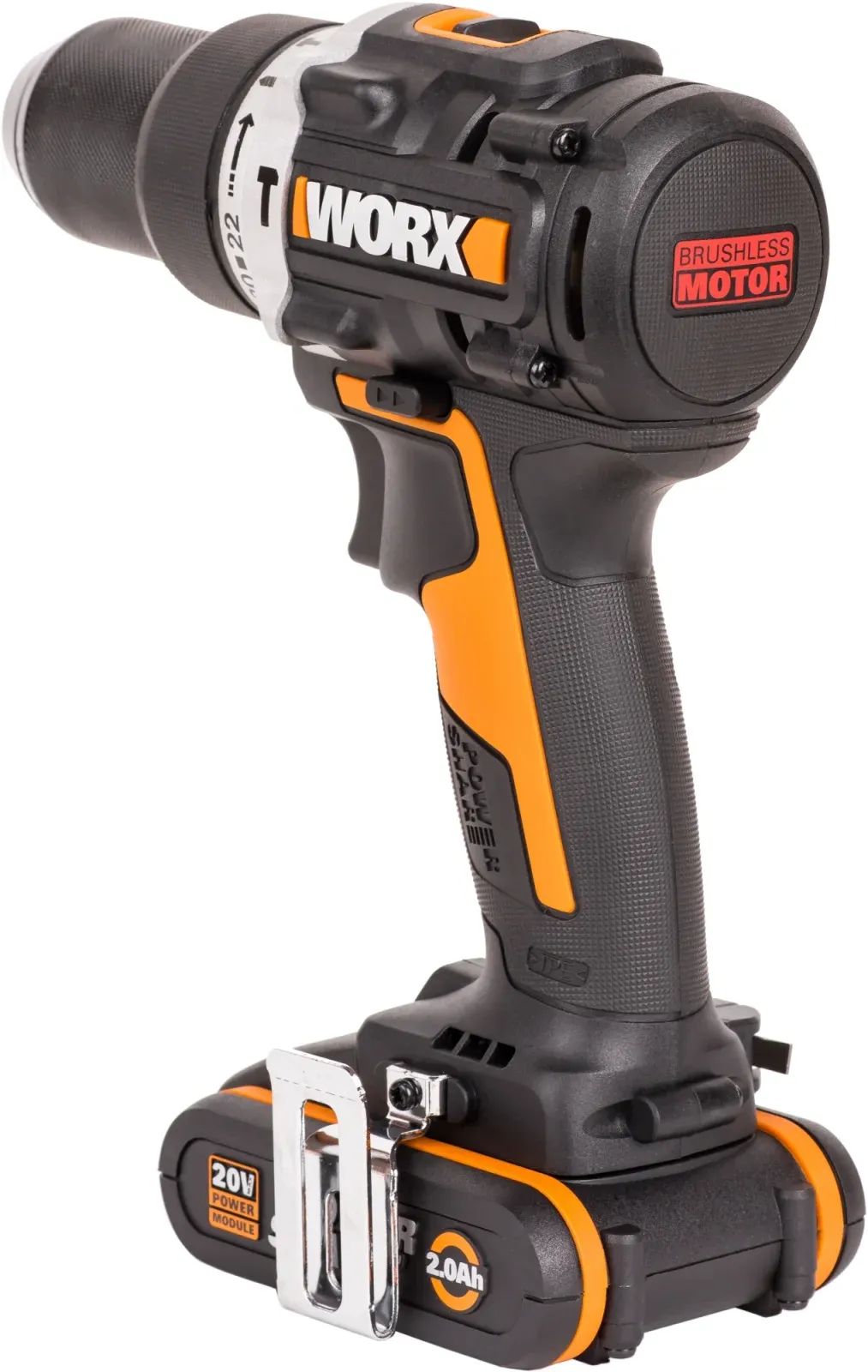 Дрель-шуруповерт Worx WX352 аккум. патрон:быстрозажимной кейс в комплекте - фото 4