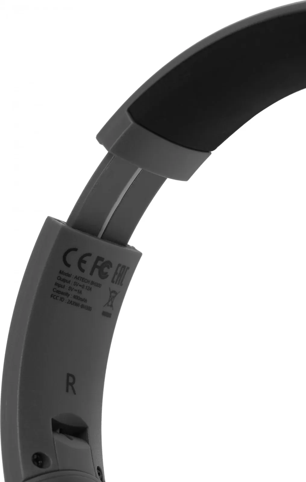 Наушники мониторные A4Tech 2Drumtek BH300 1м черный беспроводные bluetooth оголовье BH300 ASH GREY - фото 5