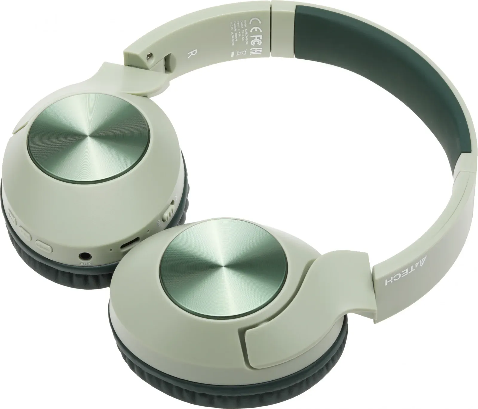 Наушники мониторные A4Tech 2Drumtek BH300 1м зеленый беспроводные bluetooth оголовье BH300 MATCHA GREEN - фото 5