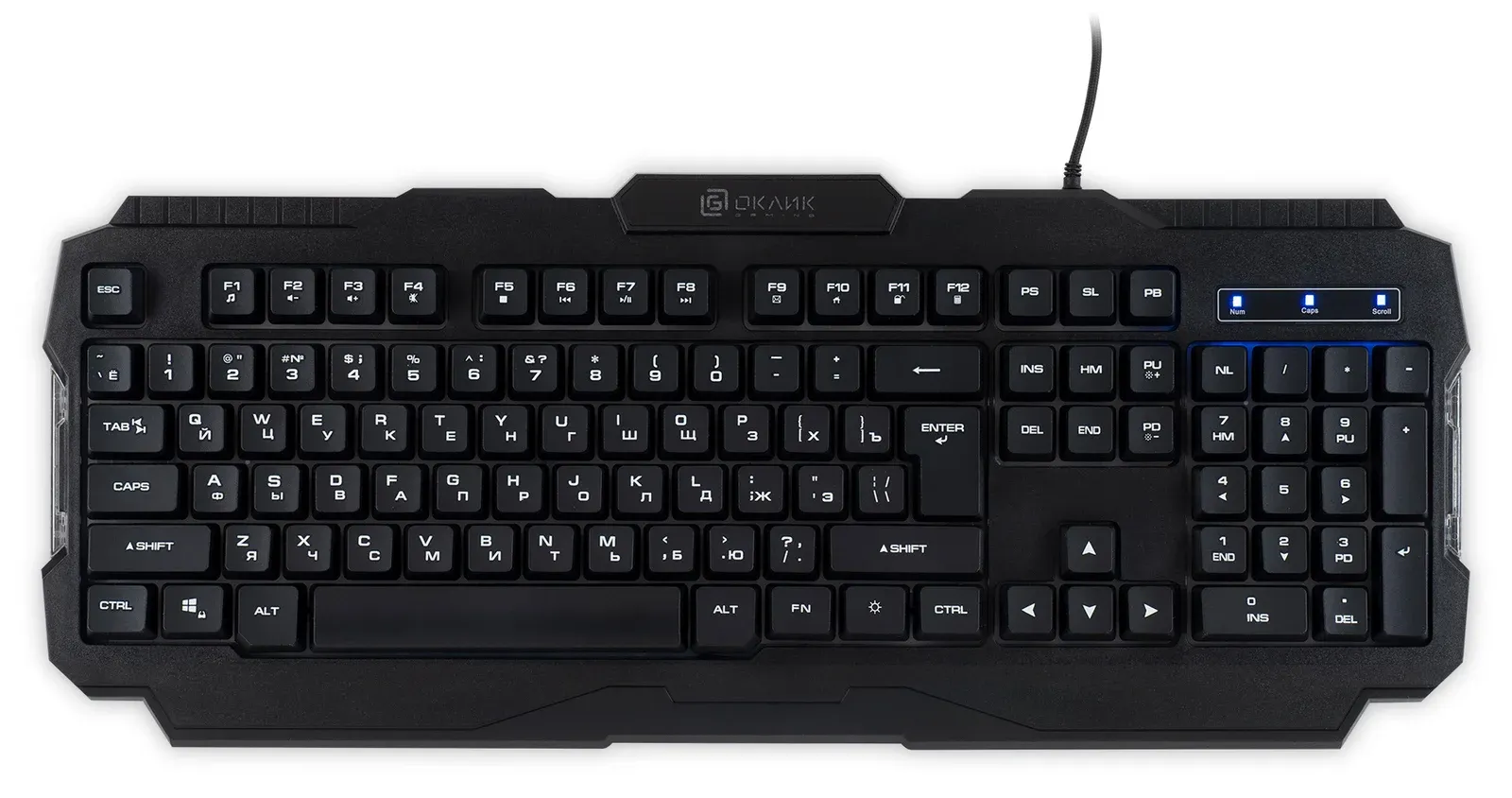 Клавиатуры OKLICK 757G HW2 черный - фото 3