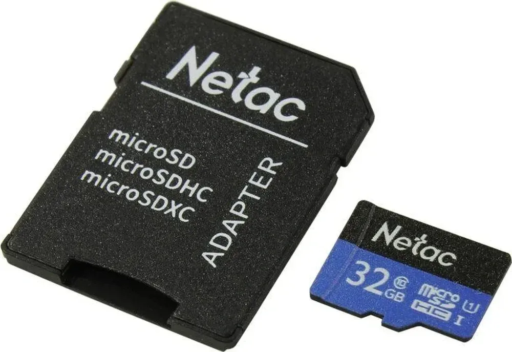 Флеш карта microSDHC 32GB Netac NT02P500STN-032G-R P500 + adapter - фото 4