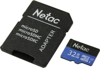 Флеш карта microSDHC 32GB Netac NT02P500STN-032G-R P500 + adapter - фото 8