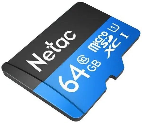 Флеш карта microSDXC 64GB Netac NT02P500STN-064G-R P500 + adapter - фото 4