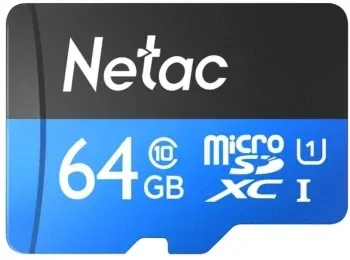 Флеш карта microSDXC 64GB Netac NT02P500STN-064G-R P500 + adapter - фото 8