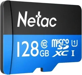 Флеш карта microSDXC 128GB Netac NT02P500STN-128G-R P500 + adapter - фото 8