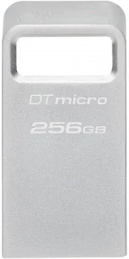 Флеш Диск Kingston 256Gb DataTraveler Micro DTMC3G2/256GB USB3.0 серебристый, 256 ГБ - фото 5