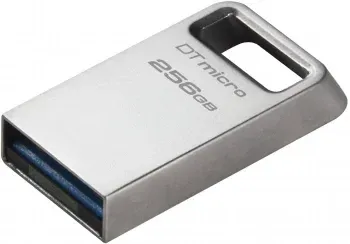 Флеш Диск Kingston 256Gb DataTraveler Micro DTMC3G2/256GB USB3.0 серебристый, 256 ГБ - фото 6
