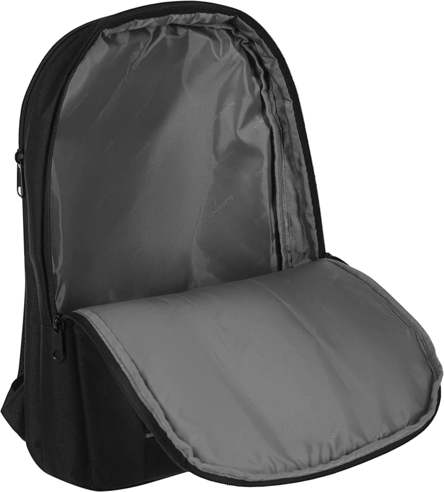 Рюкзак для ноутбука 15.6 SunWind SWP15A02BK черный нейлон - фото 6