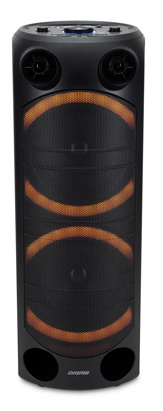 Минисистема Digma D-MC1720 черный 80Вт FM USB BT micro SD - фото 5