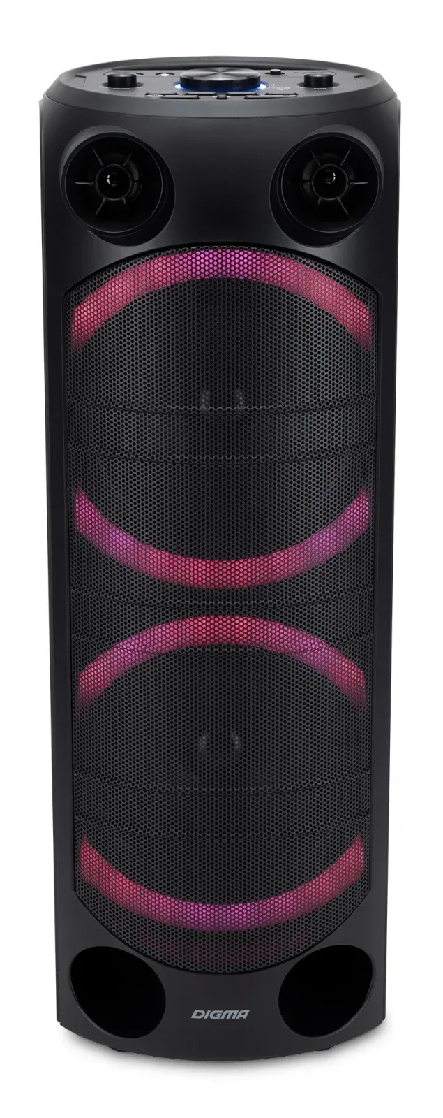 Минисистема Digma D-MC1720 черный 80Вт FM USB BT micro SD - фото 6