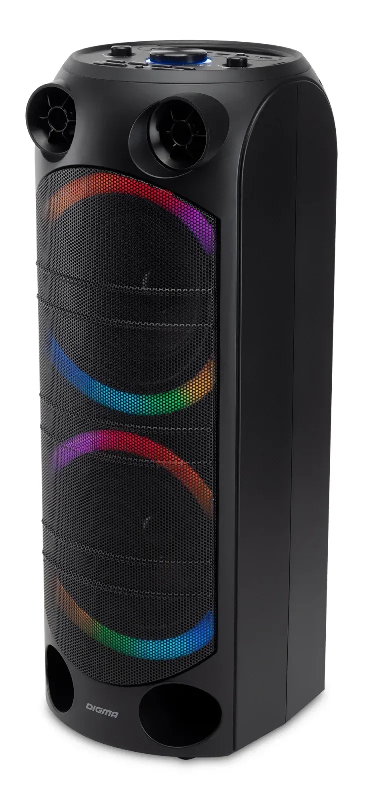 Минисистема Digma D-MC1720 черный 80Вт FM USB BT micro SD - фото 7