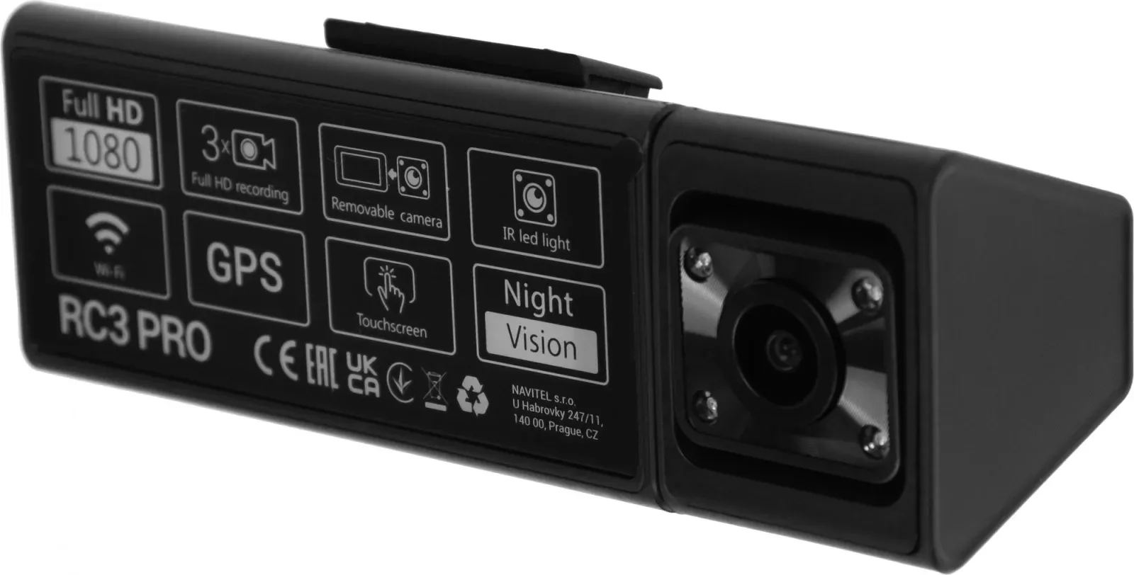 Видеорегистратор Navitel RC3 PRO черный 1440x2560 1440p 135гр. GPS MSTAR 8629Q - фото 6