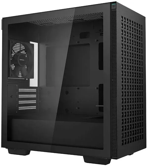 Корпус Deepcool CH370 черный без БП mATX 7x120mm 4x140mm 2xUSB3.0 audio bott PSU - фото 2
