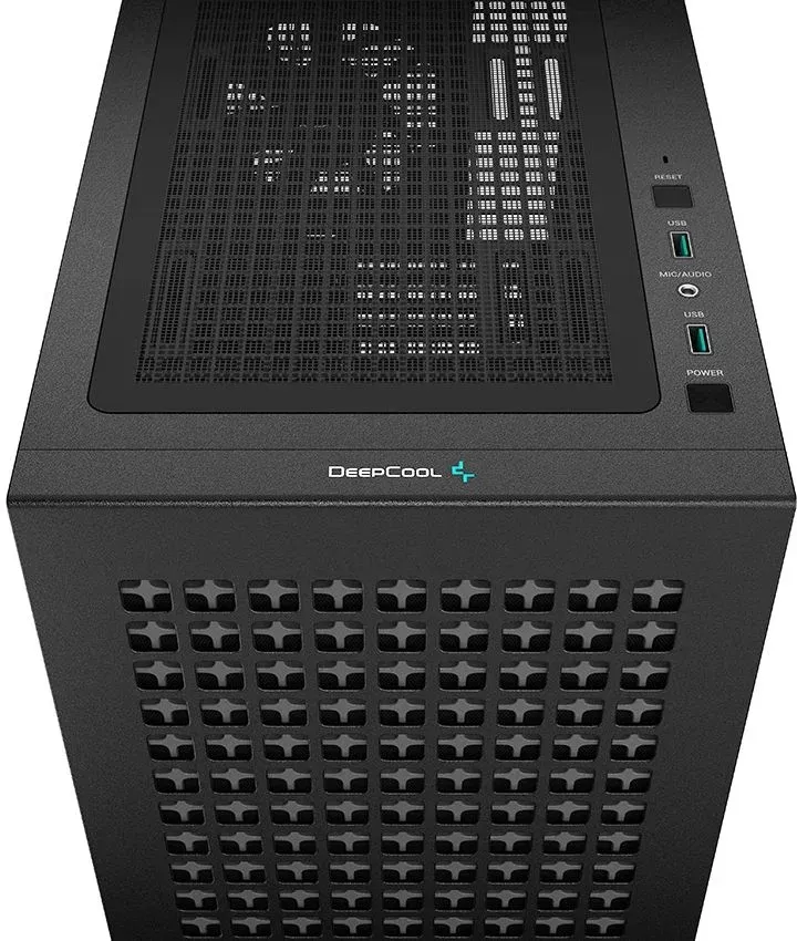 Корпус Deepcool CH370 черный без БП mATX 7x120mm 4x140mm 2xUSB3.0 audio bott PSU - фото 8