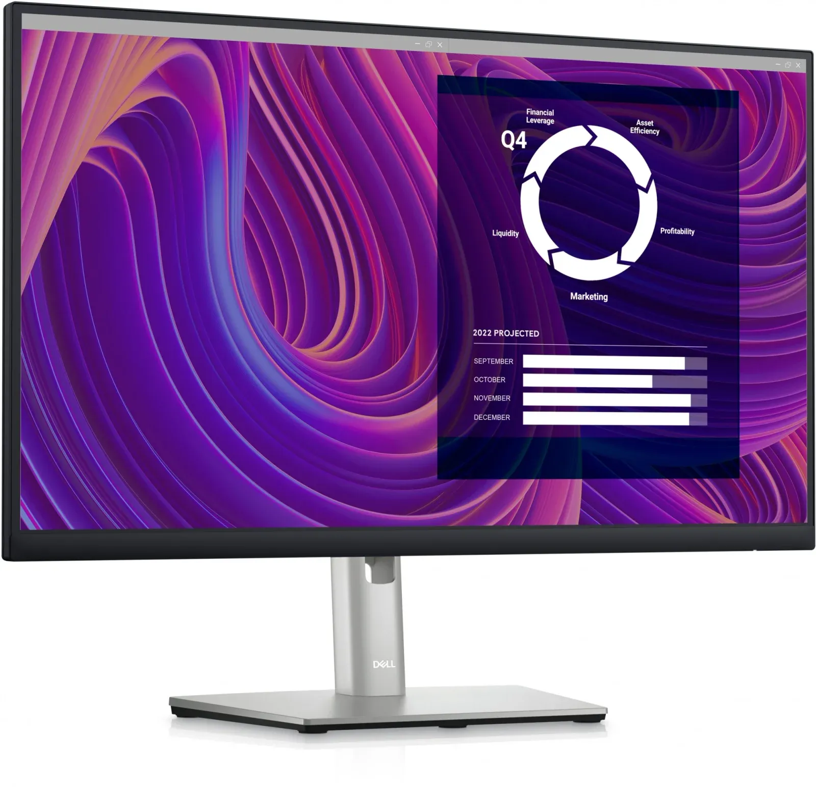 Монитор Dell 23.8 P2423D черный IPS LED 5ms 16:9 HDMI матовая HAS Piv 1000:1 300cd 178гр/178гр 2560x1440 60Hz DP Quad 2K 1440p USB 5.45кг - фото 2