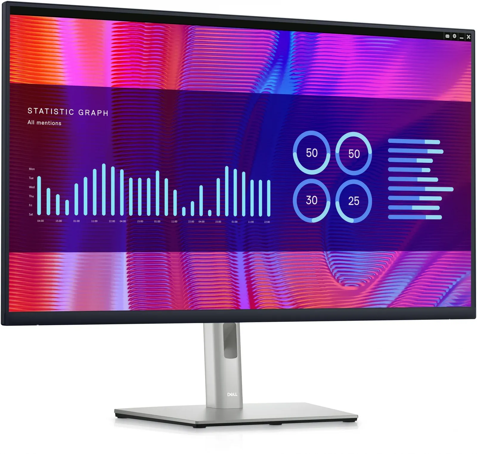Монитор Dell 32 P3223DE черный IPS LED 5ms 16:9 HDMI матовая HAS Piv 1000:1 350cd 178гр/178гр 2560x1440 60Hz DP USB 11.7кг - фото 2