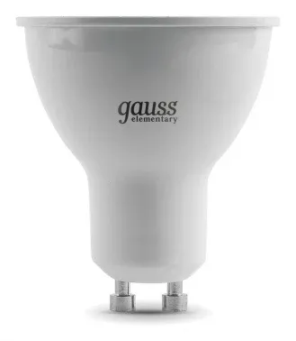 Лампа светодиодная Gauss Spotlight Elementary 9Вт цок.:GU10 спот 220B св.свеч.бел.теп. А67 упак.:10шт 13619 - фото 8