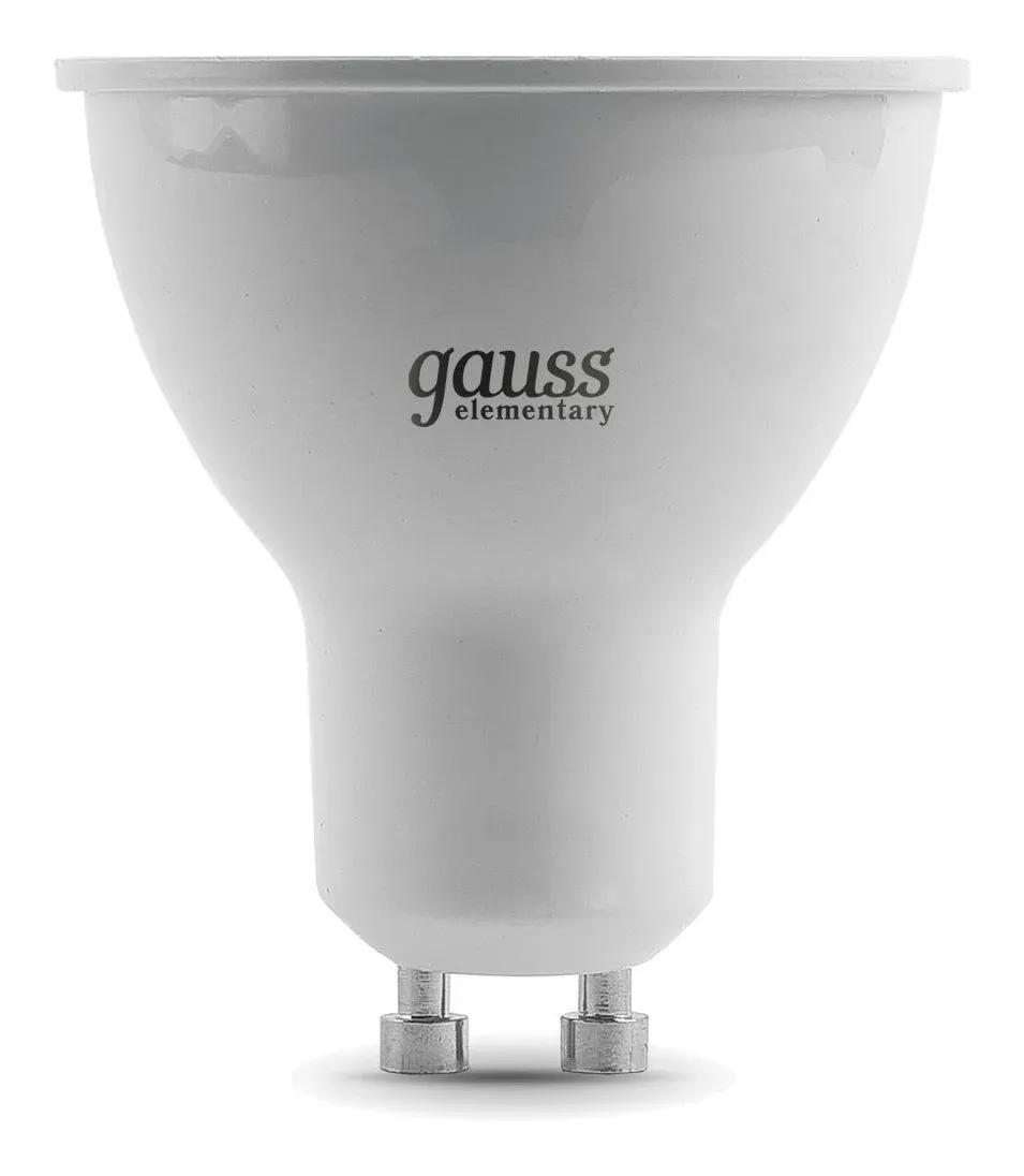 Лампа светодиодная Gauss Spotlight Elementary 9Вт цок.:GU10 спот 220B св.свеч.бел.нейт. MR16 упак.:10шт 13629 - фото 3