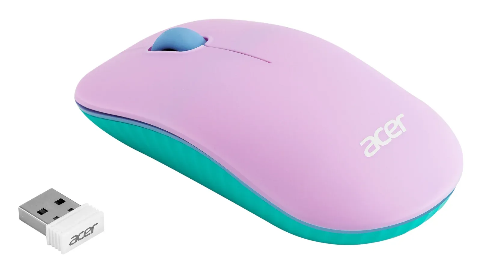 Мышь Acer OMR200 зеленый/фиолетовый оптическая 1200dpi беспров. USB для ноутбука 3but ZL.MCEEE.021 - фото 6