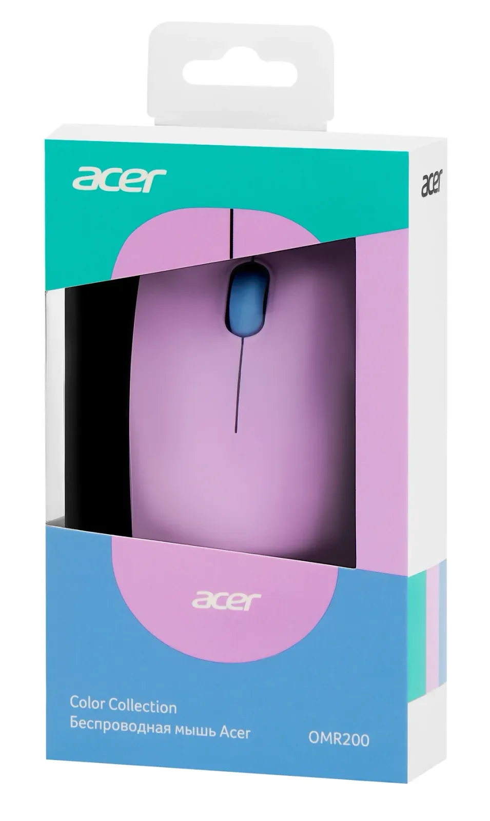 Мышь Acer OMR200 зеленый/фиолетовый оптическая 1200dpi беспров. USB для ноутбука 3but ZL.MCEEE.021 - фото 8