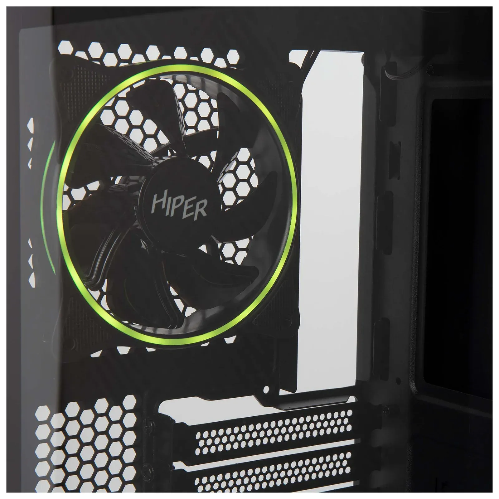 Корпус Hiper PB81 черный без БП ATX 4x120mm 2xUSB2.0 2xUSB3.0 audio bott PSU - фото 4