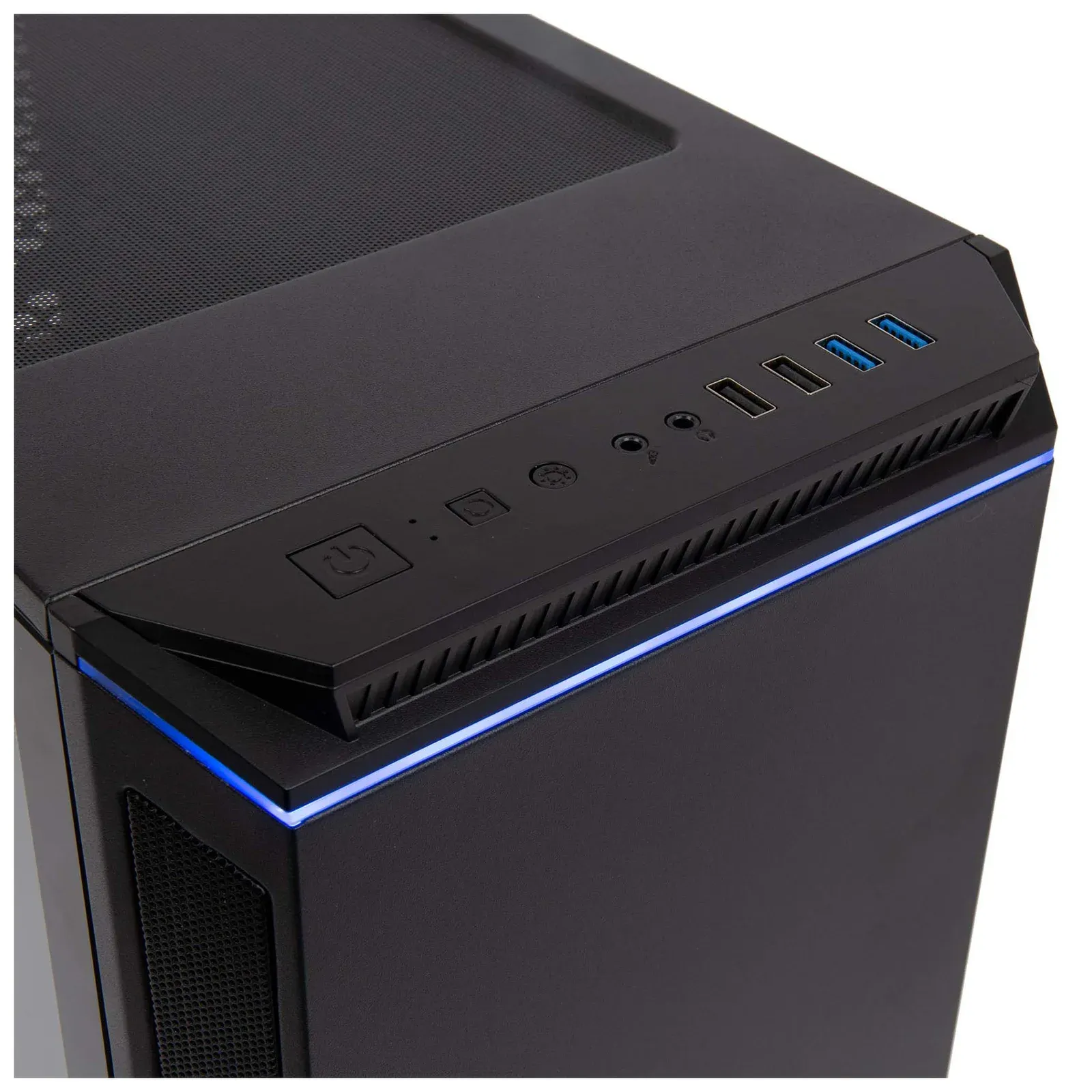 Корпус Hiper PB81 черный без БП ATX 4x120mm 2xUSB2.0 2xUSB3.0 audio bott PSU - фото 6