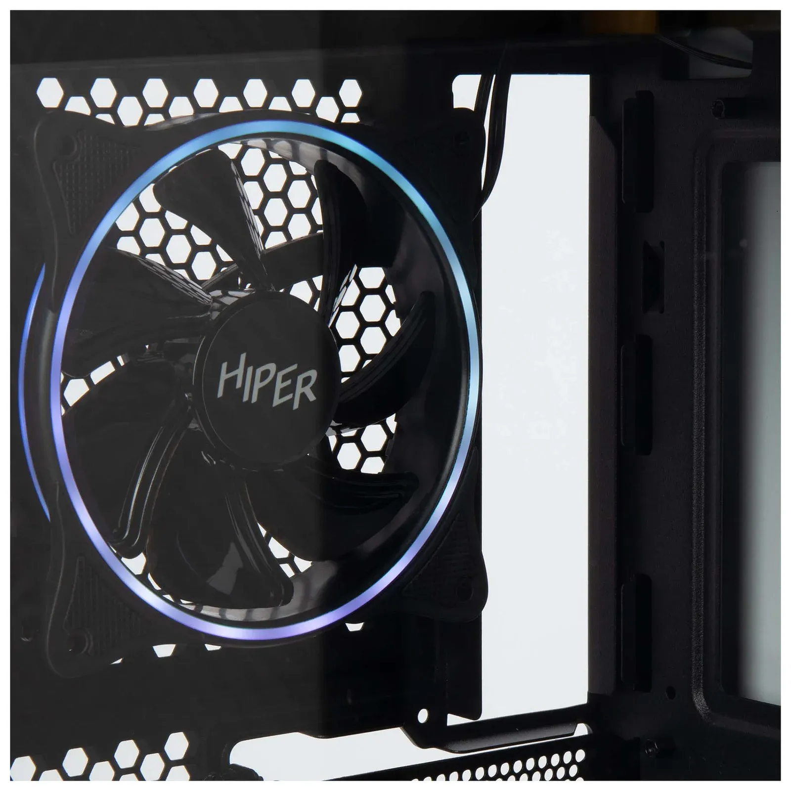 Корпус Hiper PW81 белый без БП ATX 4x120mm 2xUSB2.0 2xUSB3.0 audio bott PSU - фото 4