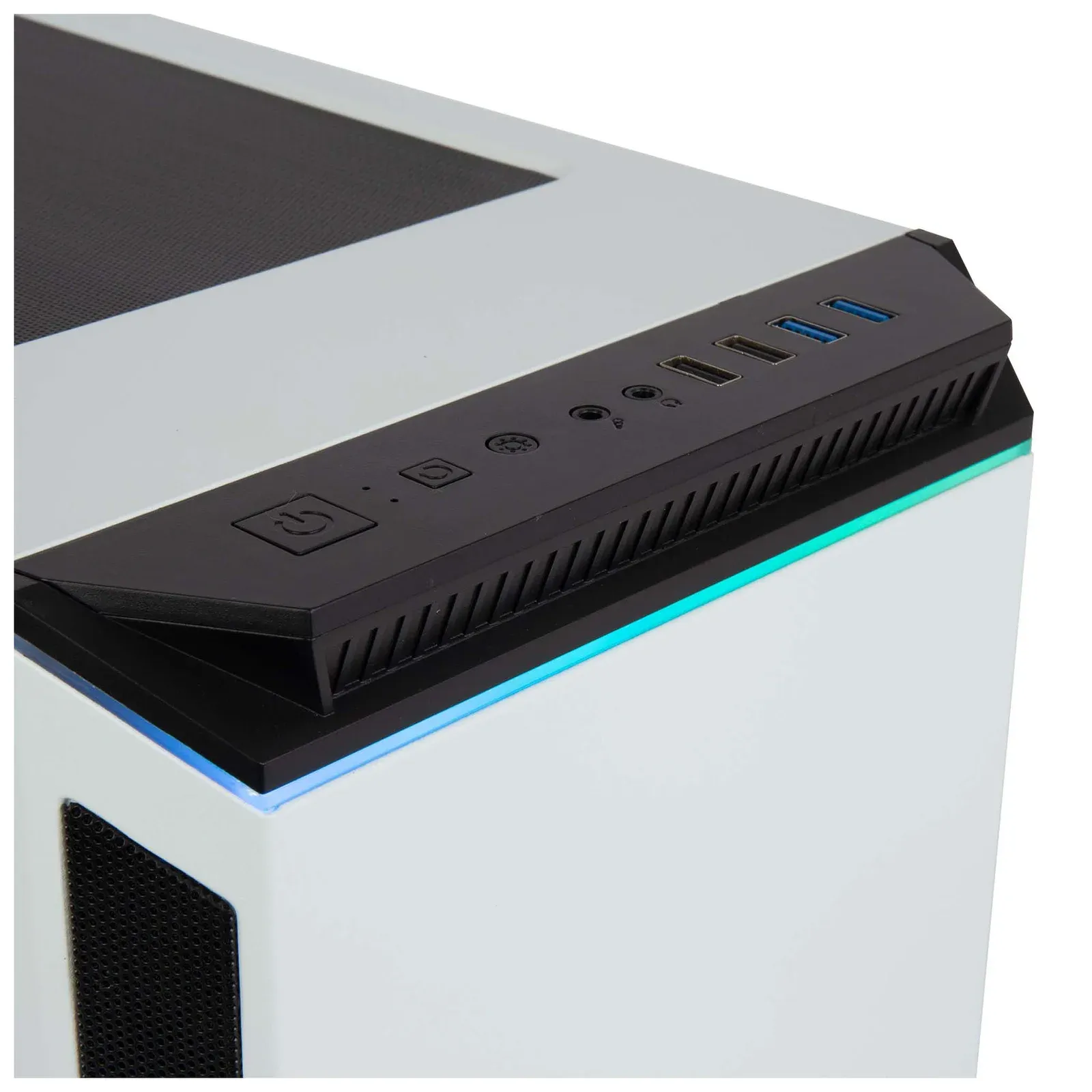 Корпус Hiper PW81 белый без БП ATX 4x120mm 2xUSB2.0 2xUSB3.0 audio bott PSU - фото 5