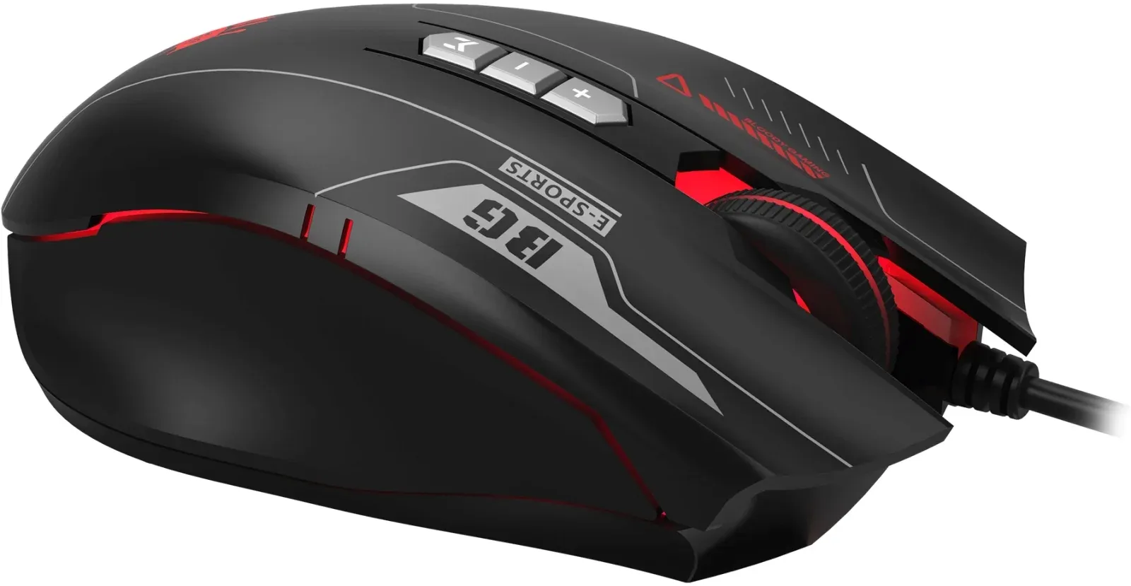 Мышь A4Tech Bloody ES7 черный оптическая 6000dpi USB 8but - фото 2