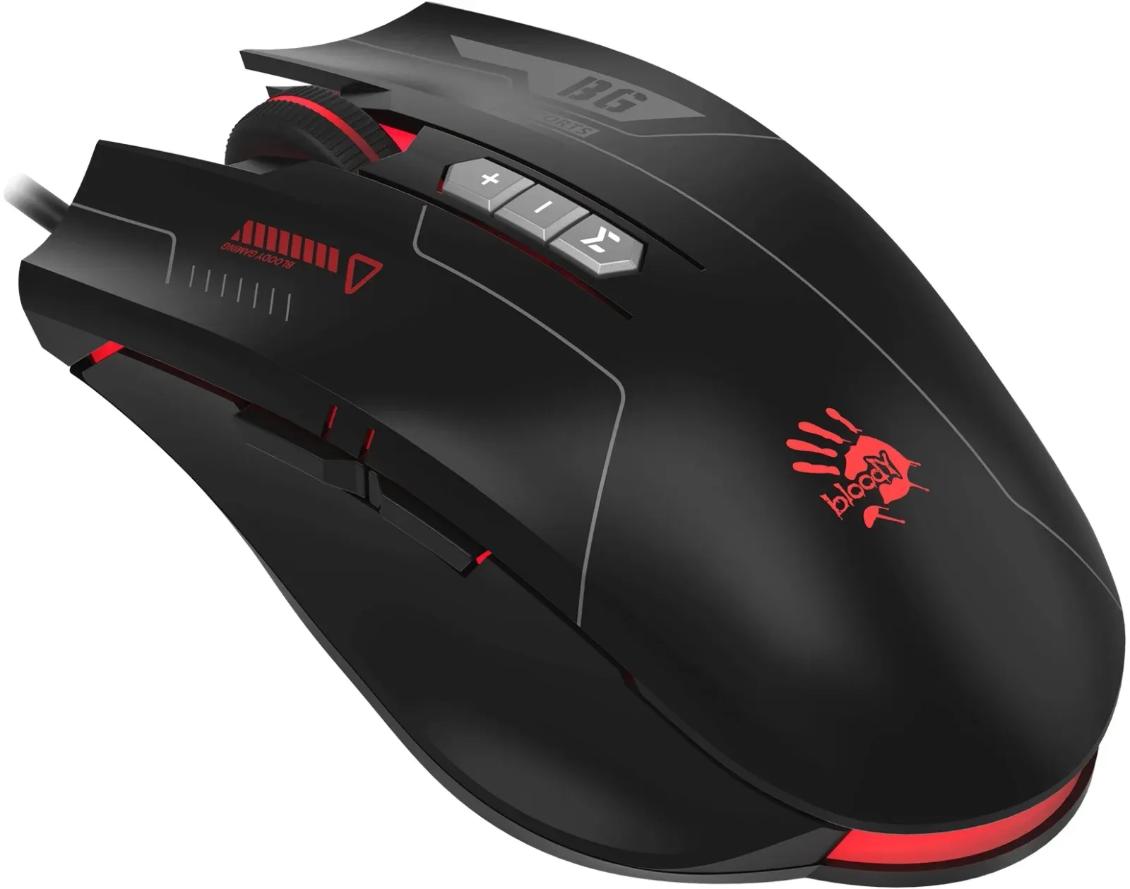 Мышь A4Tech Bloody ES7 черный оптическая 6000dpi USB 8but - фото 5